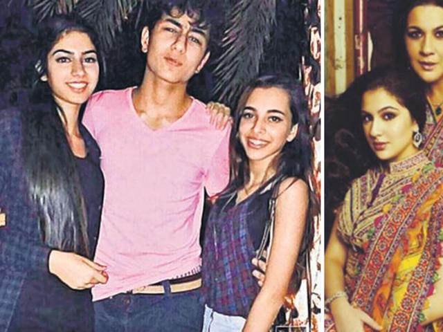 bollywood star kids next generation shahrukh khan son aryan khan Jhanvi Kapoor Sara ali Khan debut film bollywood launch nepotism teen icon india movie star children nepotism