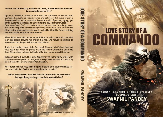 Soldier's girl love story of a commando, love story valentine day gift book Indian writing amazon best seller Indian army officer wife girlfriend military romance romantic fiction swapnil pandey author best books NSG commando para commando girl romance marriage rachna bisht rawat books shiv aroor shoot dive fly india'a most fearless brave
