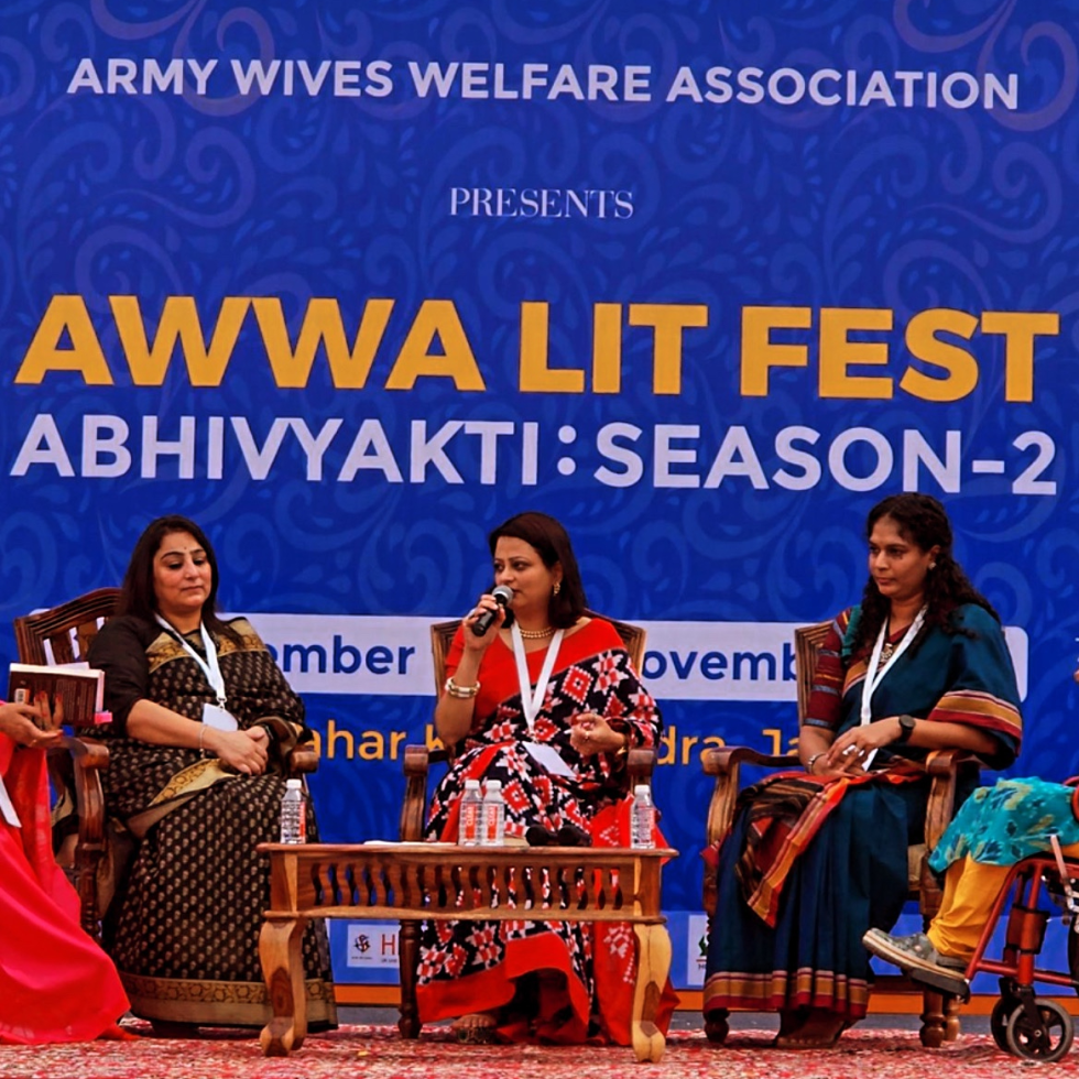 swapnil pandey author writer archana pande awwa books army lit fest military Wikipedia husband names top 10 bestselling national defence author army wife achievers gift force behind the forces stories love story real life non fiction